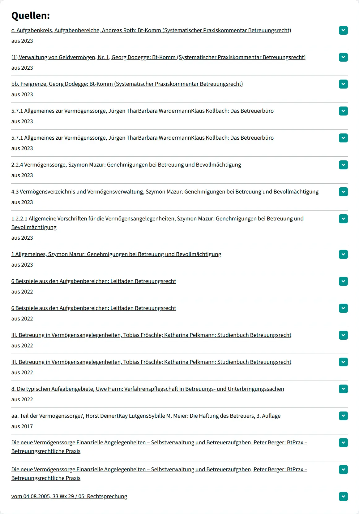 Sceenshot Reguvis KARLA - Quellen