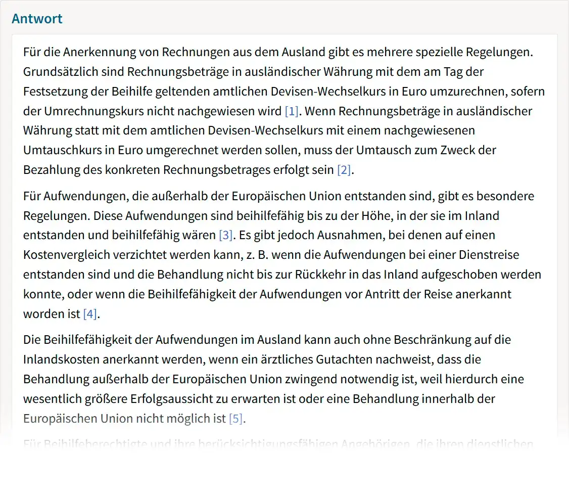 Antwort bei KI.Assist