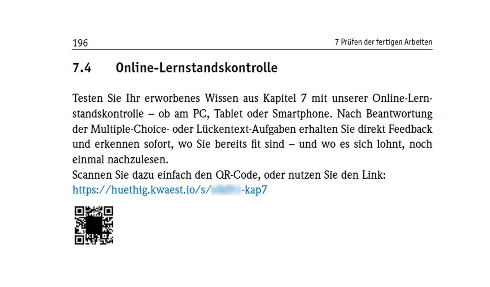 Verlinkung aus Fachbuch